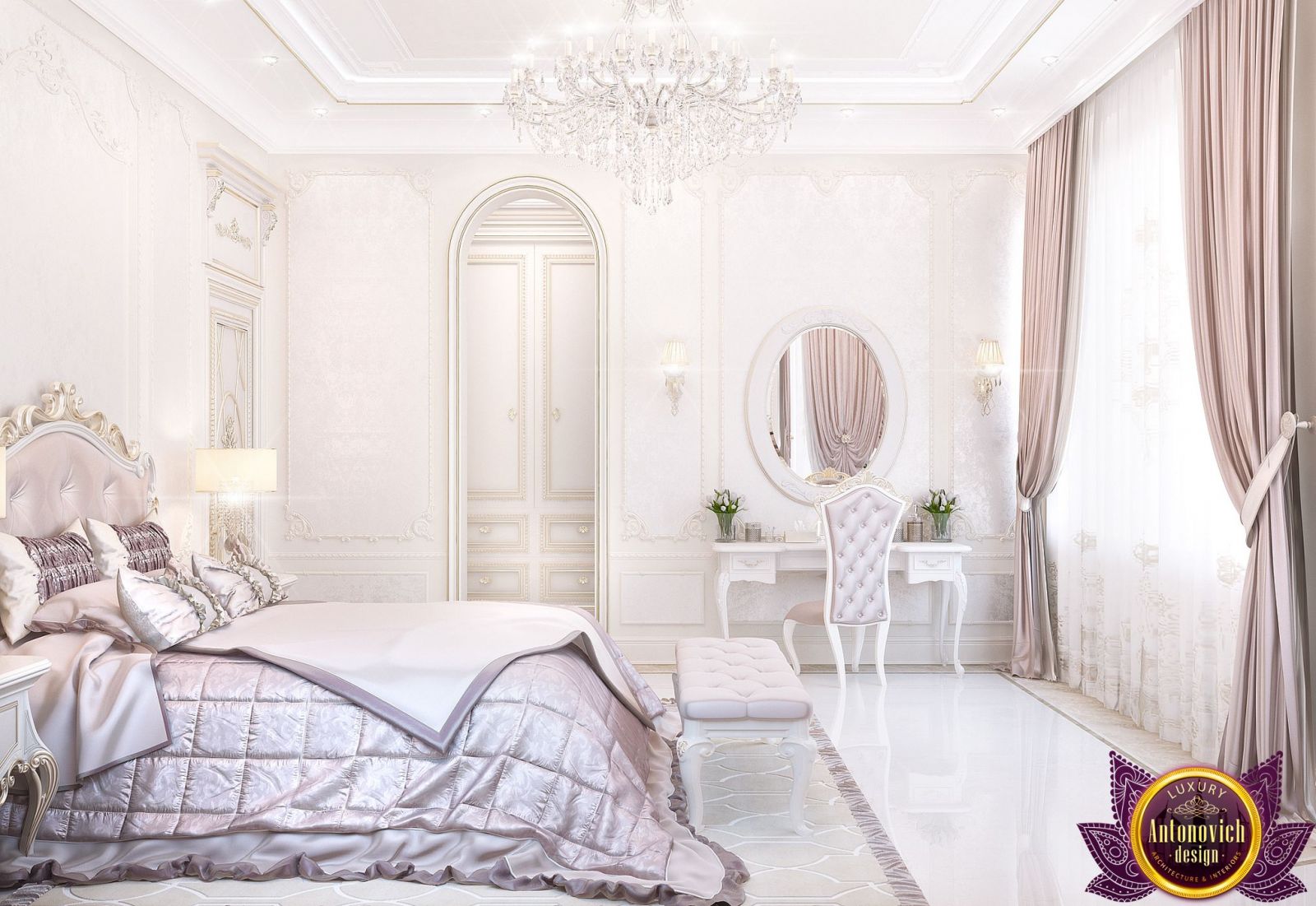 luxury bedroom interior in Ras al-Khaimah